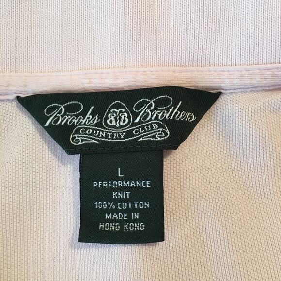 Brooks Brothers Country Club Performance knit SS polo men’s Lg - Picture 2 of 7